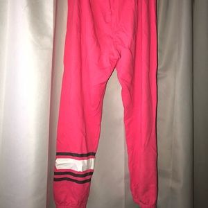 pink PINK sweatpants